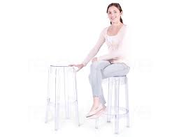 Charles ghost stools 4 in stock modern resale. Ghost Stool Clear Replica 66cm