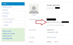 Use the settings tab to make changes to your account. Zoom Student Host Guide Student Help Desk At Pcc