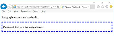 That was an easy one. Div Border Style For Html Tek Eye