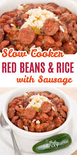 Celebrate Mardi Gras Or Just Make A Delicious And Easy Weeknight Dinner With This Slow Cooker In 2020 Slow Cooker Red Beans Sausage Crockpot Recipes Beans And Sausage
