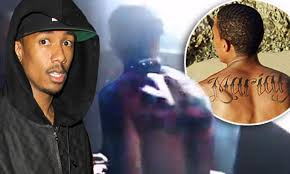 In this clip, nick cannon talked about taking his patented turban off and took time to represent for colin kaepernick. Nick Cannon Neck Tattoo