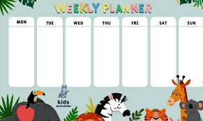 They have a fun sensory experience as well as end up with lovely preschool valentines cards. Free Weekly School Schedule Template Download Pdf Kids Activities