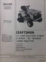 Craftsman lts 1500 parts manual. Craftsman Lawn Tractor Parts Manual Cheap Online