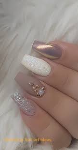35 Simple Ideas For Wedding Nails Design 135 Simple Ideas For Wedding Nails Design 1 Nails Wedding Nails Design Bride Nails Coffin Nails Designs