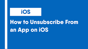 As already mentioned, you'll need a new version of ios to have this feature on iphone or ipad, anything beyond 10.0 will. How To Unsubscribe From An App On Ios Techelper