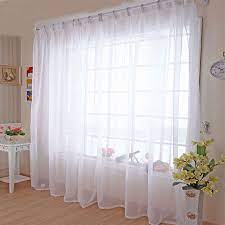Kitchen Tulle Curtains Translucidus Modern Home Window Decoration White Sheer Voile Curtains For Livin White Voile Curtains Curtains Living Room Tulle Curtains