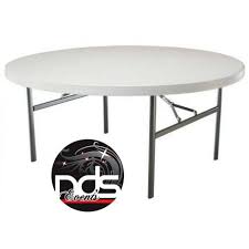 Hygiénique et facile à nettoyer. Table Ronde 180cm Location Vaisselle Grenoble Fr