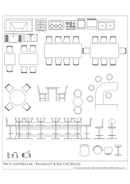 Free Cad Blocks Restaurant And Bar