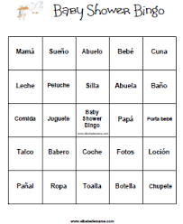 Juegos Para Baby Shower Baby Shower Bingo