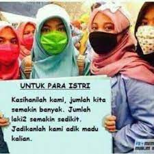 Tapi sekarang banyak orang salah poligami dangan dalil agama memperbolehkan padahal cuma memenuhi ke sangeanisasi. 76 Gambar Lucu Poligami Gambar Pixabay