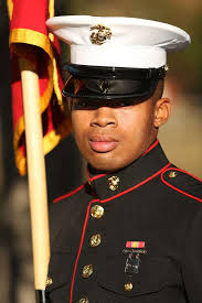 Pfc. Hakeem O. Rowe, honor graduate for Platoon 3101,