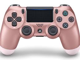 Game over, joystick, controller, gamepad, neon. Sony S Brilliant Rose Gold Colored Ps4 Controller Is 20 Off At Gamestop The Verge