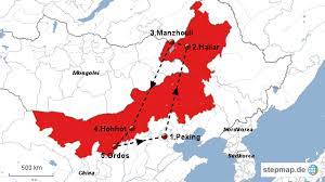 Im jahr 2015 erwirtschaftete die provinz ein bip in höhe von 1,80 billionen yuan (289. Stepmap Innere Mongolei Landkarte Fur China