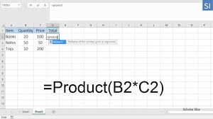 How To Multiply Two Columns In Excel With Product Function Column Informative Excel
