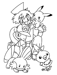 I originally drew these pokemon coloring pages back when my son was young enough to actually consider coloring them. Pikachu Coloring Pages 100 Images Of All Pokemon Free Printable