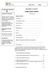 You can do a search for the forms and/or publications you need below. Eea 6 Form Compliance Order Document Labour Law South Africa Pdf Download Free