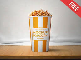 5 Free Popcorn Mockup For Your Presentation Free Popcorn Popcorn Mockup