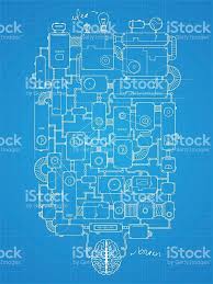 Maybe you would like to learn more about one of these? Blueprint Of Big Idea Machine Royalty Free Stock Vector Art Vector Idea Libro De Texto
