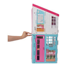 91,4 x 41,9 x 68,6 cm numero di accessori: Barbie Casa Malibu Casa De Munecas De Dos Pisos Plegable Con Muebles Y Accesorios Barbie El Corte Ingles