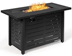 Amazon Com Giantex Propane Fire Pit Table 42 Inch 60 000 Btu Rectangular Gas Fire Pit Table W In 2020 Fire Pit Table Rectangular Gas Fire Pit Propane Fire Pit Table