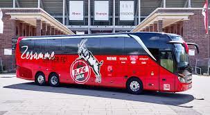 Es war wie im film. Mannschaftsbus 1 Fc Koln Fahrt Setra Busnetz