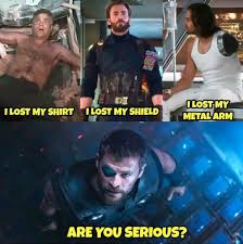 I Mean True Thor Lost His Mom His Girlfriend His Dad His Hammer His Eye His Sister His Home Land His Bes Marvel Jokes Funny Marvel Memes Marvel Funny
