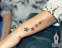 Color Star Tattoo Tattoos Star Tattoos Popular Tattoos