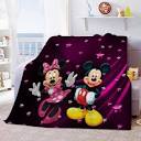 Mickey Mouse Kids Pattern Blanket Soft Warm Plush Throw Blanket ...