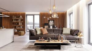 open space modern small apartment