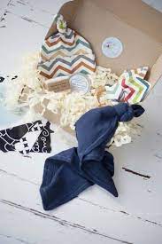 Baby Shower Gift Basket With Organic Cotton Newborn Hat And Etsy Baby Gift Box Gender Neutral Baby Shower Gifts Baby Shower Gift Set
