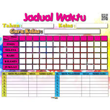 Share & embed jadual waktu kosong. Cetak Segera 3in1 Hiasan Kelas 2020 Shopee Malaysia