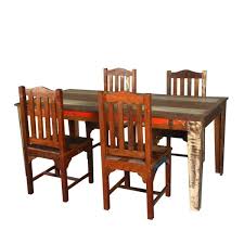 Chances are you'll love a specific style or look, but if the dining table is too large or small for your room or space, or there are not enough seats, then you'll have a difficult time working it into your. Reclaimed Wood Dining Table With Mission Chairs