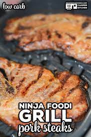 Food cooks quickly and evenly using little or no added oil, from sizzling steaks and grilled fish to vegetables and crispy chips. Ninja Foodi Grill Pork Shoulder Steaks Recipes That Crock