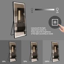 To light a scene you don't always need actual lights. Buy Laiya 65 24 Led Mirror Full Length Mirror With Lights Wide Standing Tall Full Size Mirror For Bedroom Giant Full Body Mirror Large Floor Mirror With Lights Stand Up Dressing Big Lighted