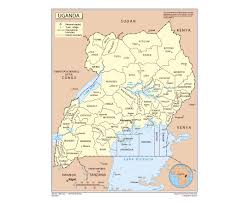 It includes country boundaries, major cities, major mountains in shaded relief, ocean depth in blue color gradient, along with many other features. Maps Of Uganda Collection Of Maps Of Uganda Africa Mapsland Maps Of The World