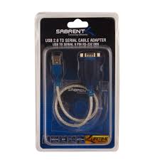 The usb cable has typically four wires to connect the a type connector. Sabrent Usb 2 0 To Serial Db9 Male 9 Pin Rs232 Cable Adapter 1 Ft Cable Cb Rs232 Cb Rs232