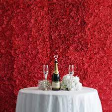 11 Sq Ft 4 Panels Uv Protected Red Hydrangea Flower Wall Mat Panel Flower Wall Backdrop Flower Wall Silk Hydrangeas