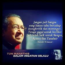 Ramalan itu dibuat oleh bekas menteri, datuk. 14 Ide Dr Tun Mahatir Muhamad Berfikir Berlebihan Perdana Menteri Marah