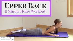 Exercises that stretch the neck, shoulders, and upper back can help relieve pain and loosen tight muscles. Upper Back Workout Strengthen And Tone Your Upper Back In 5 Minutes Youtube