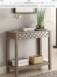Love The Grey Washed Effect And Mirror I Have A Short Book Shelf That I Can Do This Too 3 Sofa End Tables Console Table Foyer Furniture