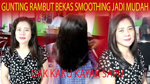 Aku mutusin buat gunting rambut di ando & yun. Gunting Rambut Bekas Smoothing Jadi Mudah Dengan Tehnik Point Cutting Youtube