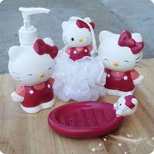 See more ideas about hello kitty bathroom, hello kitty house, disney bathroom. Christmas Gifts Hello Kitty Lovely Bathroom Set With Bath Ball Bath Jar Soap Dish And Toothbrush Cute Hello Kitty Rooms Hello Kitty Bathroom Hello Kitty House