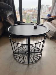 After seeing randofo's gorm bench / bookshelf project i thought a coffee table would be quite possible and look pretty good with a few slight modifications. Ikea Gualov Black Metal Coffee Table Furniture Tables Chairs On Carousell