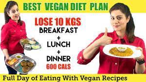 Easy Indian Vegetarian Diet Plan For Weight Loss Fast 600 Calorie Vegan Diet Plan For Pcos Pcod Youtube