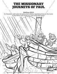 Download or print this amazing coloring page: Paul S Missionary Journeys Sunday School Coloring Pages Sharefaith Kids