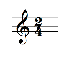 Compás de 2/4. Definición, tiempos, ejemplos - Comamusical
