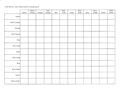 Watercolor Chart Template At Getdrawings Com Free For