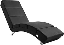 La chaise longue est née dans les années 70 en france, centrée sur l'univers de la maison. Casaria Fauteuil Relax De Salon Noir Blanc Gris Grand Confort 173 X 55 X 89 Cm Chaise Longue Amazon Fr Cuisine Et Maison