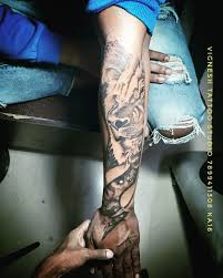 His forehand is filled with this name in different fonts. Tattoo Chinna Lion Tattoo Liontattoo Hardikpandya Facebook