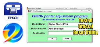 When you order your epson stylus photo r320 ink cartridges from inkfarm.com, you'll know exactly what you're getting: Epson Stylus Photo R320 Adjustment Program Reset Utility Epson Printer Reset